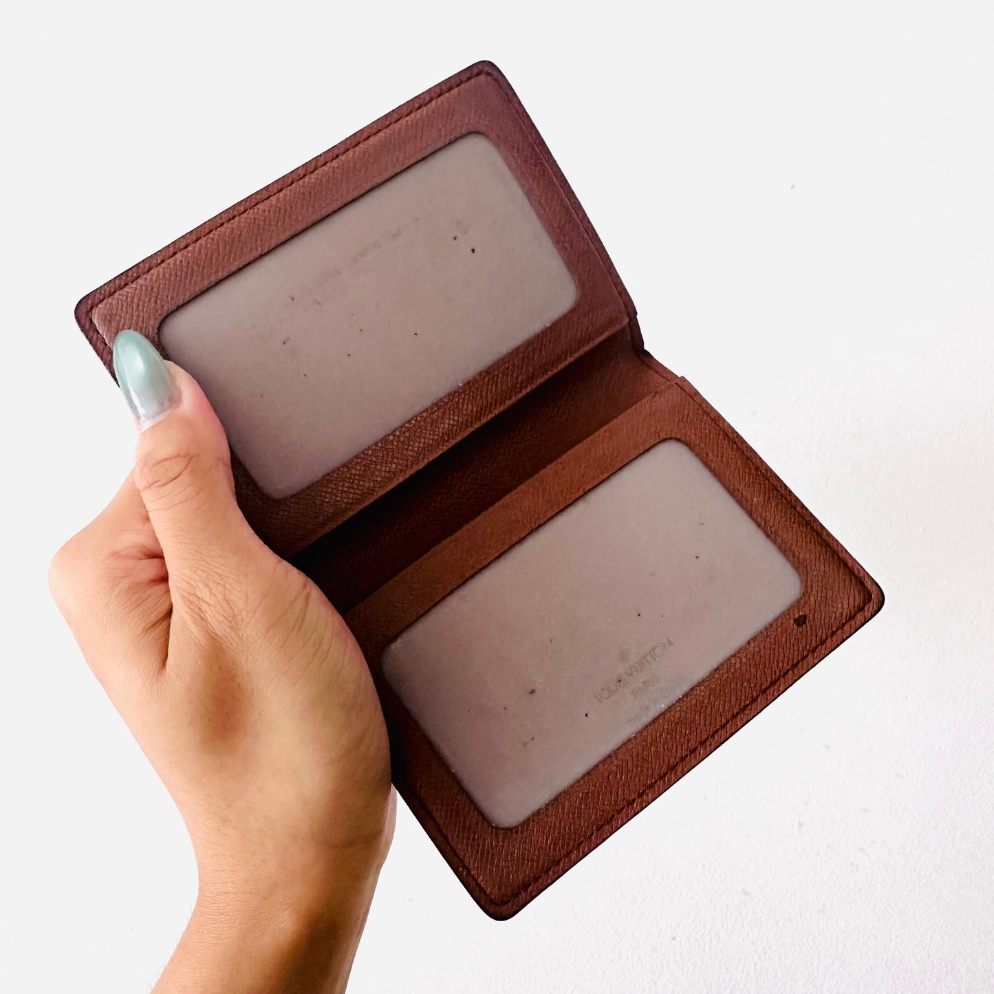 Louis Vuitton LV Monogram Logo Flap Compact Cardholder Wallet