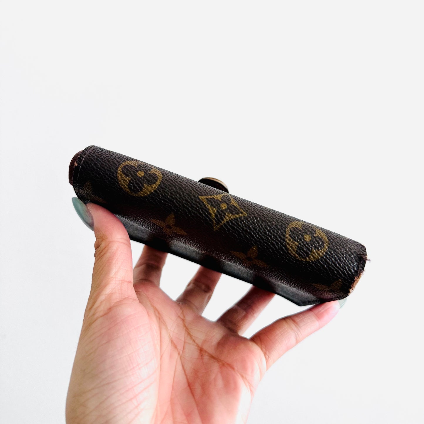 Louis Vuitton LV Porte Monnaie Monogram Logo GHW Compact Flap Bifold Wallet