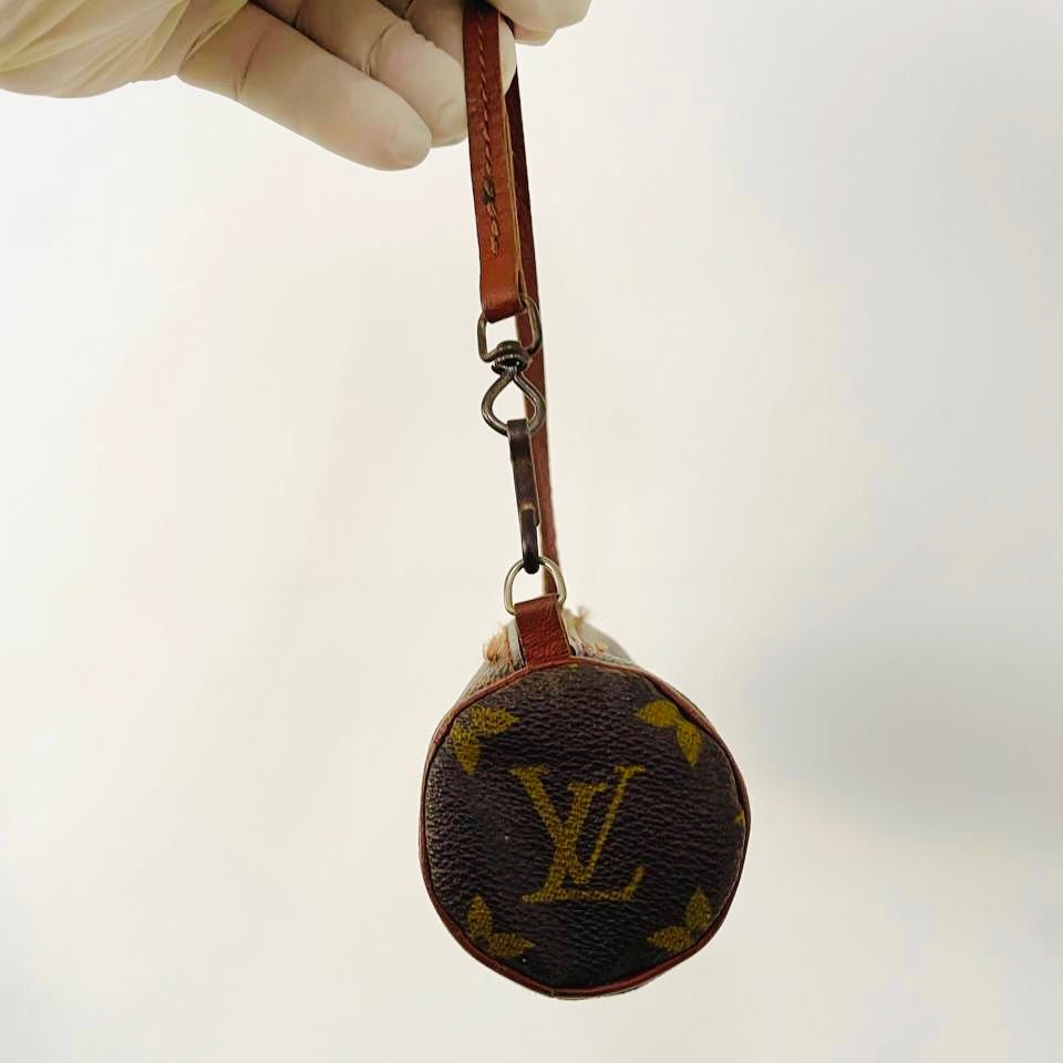 Louis Vuitton LV Monogram Logo GHW Papillon Roller Pochette Accessories Accessoires Shoulder Bag