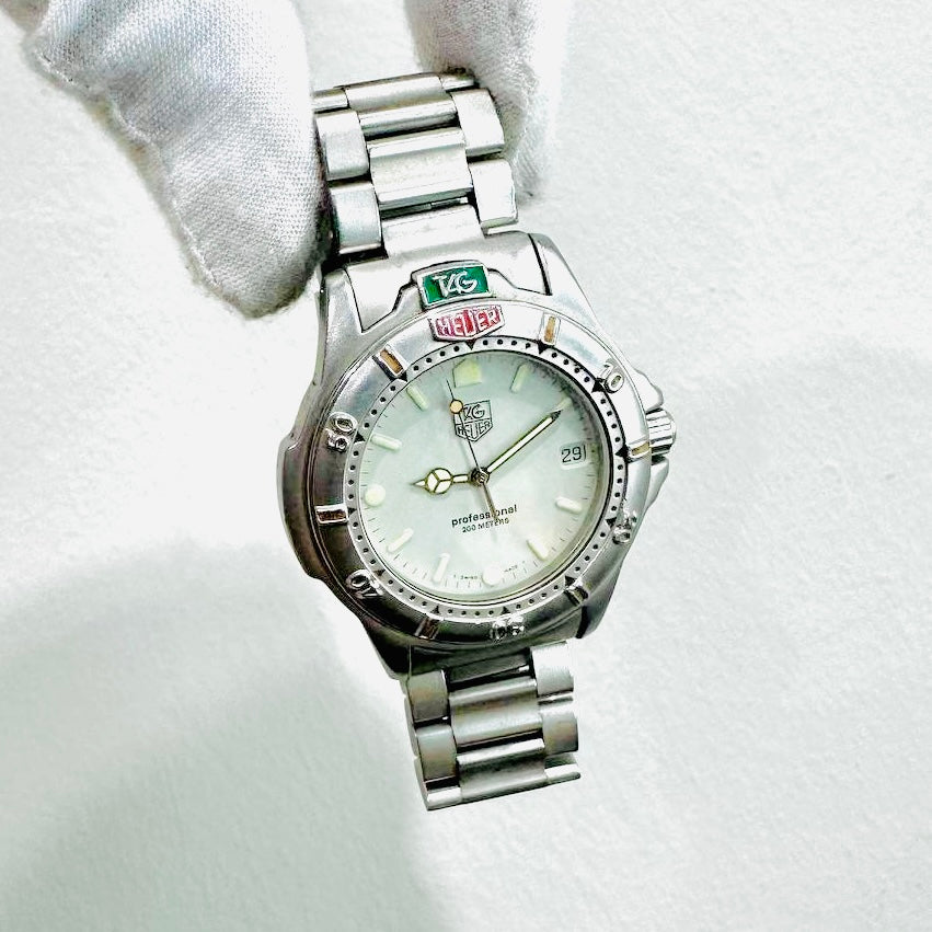 Tag Heuer Professional 999.706 White Dial Stainless Steel Quartz 36MM Watch