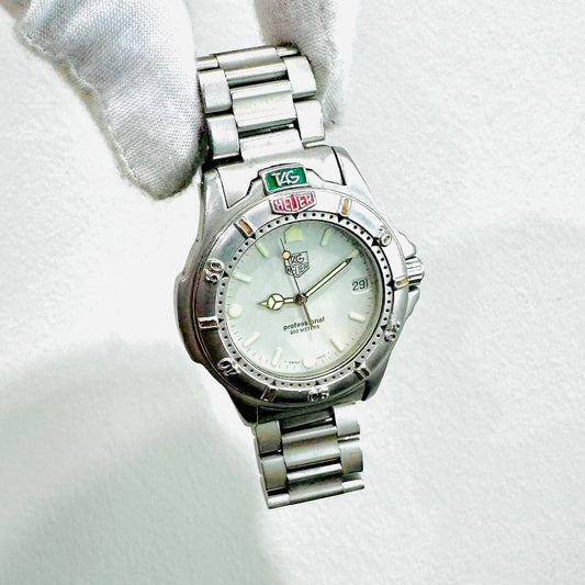 Tag Heuer Professional 999.706 White Dial Stainless Steel Quartz 36MM Watch
