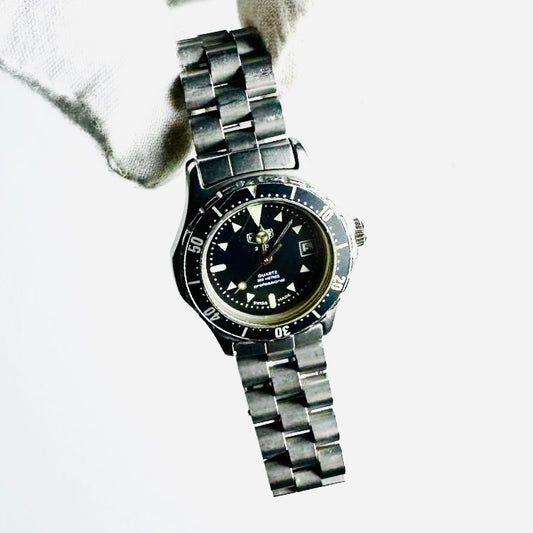 Tag Heuer Professional 973.008 Black Dial Stainless Steel Quartz 26MM Watch