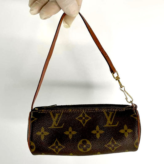 Louis Vuitton LV Papillon Roller Monogram Logo GHW Pochette Accessories Accessoires Shoulder Bag