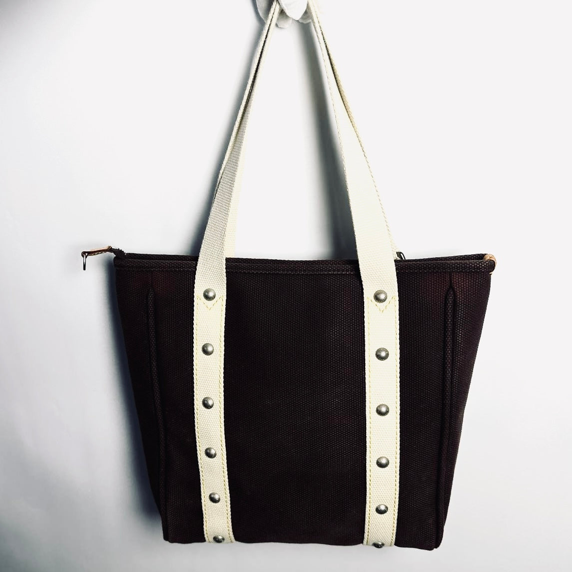 Louis Vuitton LV Brown Club Antigua MM Monogram Logo Top Handle Shoulder Tote Bag