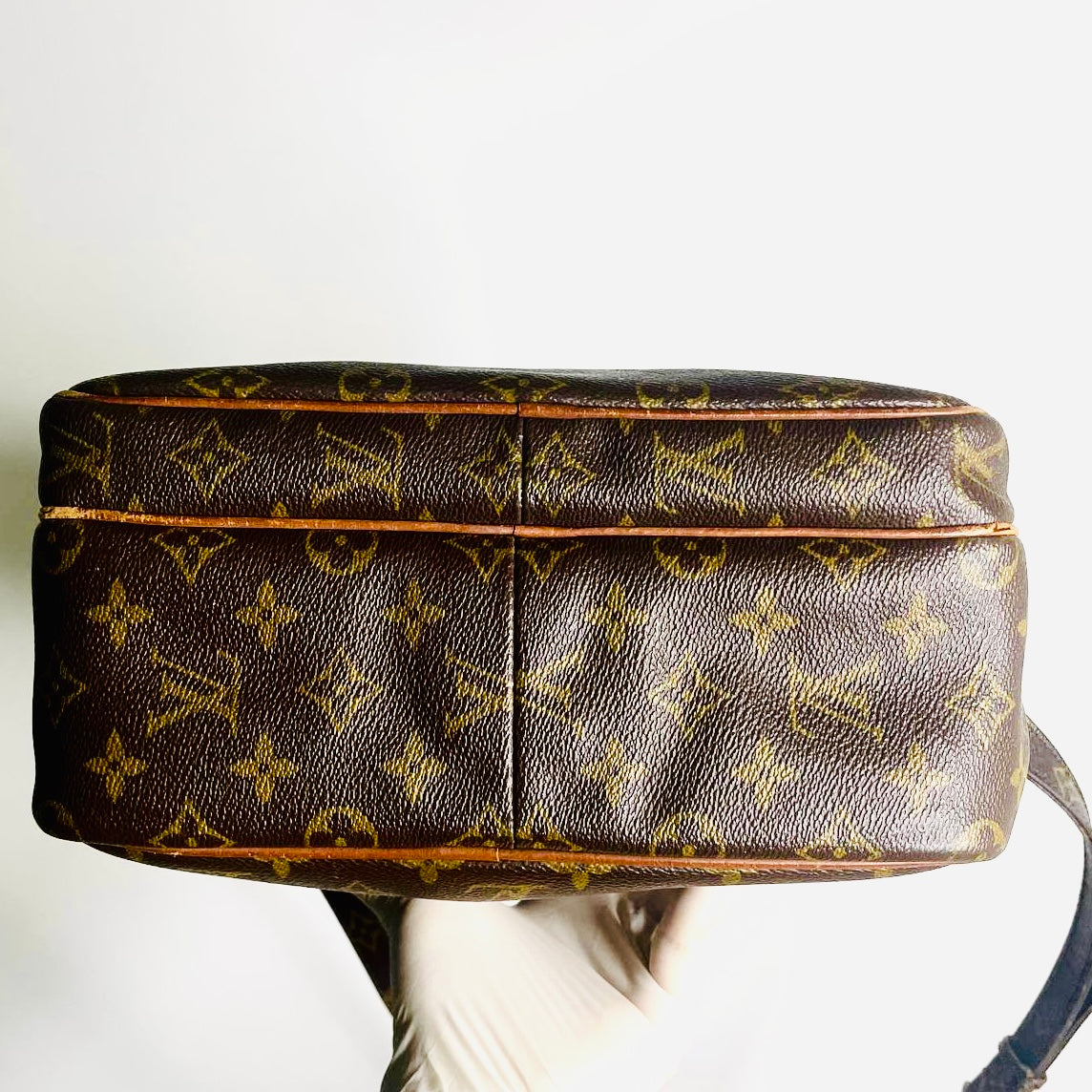 Louis Vuitton LV Reporter Nile Monogram Logo GHW Camera Messenger Shoulder Sling Bag