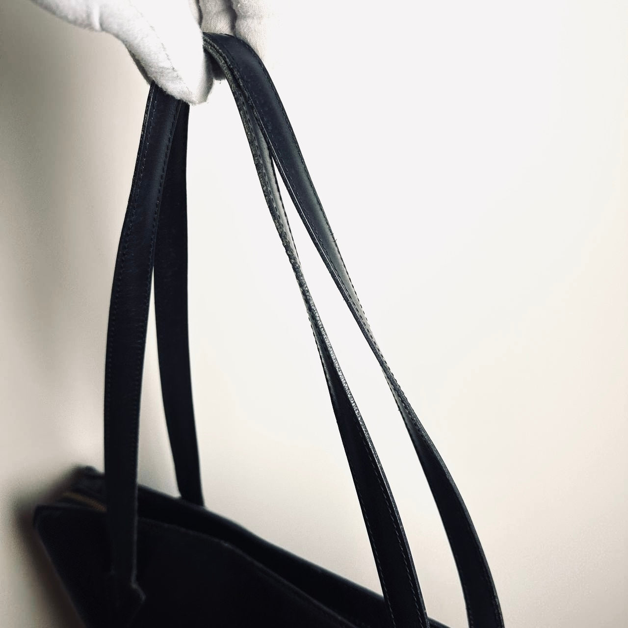 Louis Vuitton LV Black GHW Saint Jacques Epi Leather Monogram Logo Bucket Shopper Shoulder Tote Bag