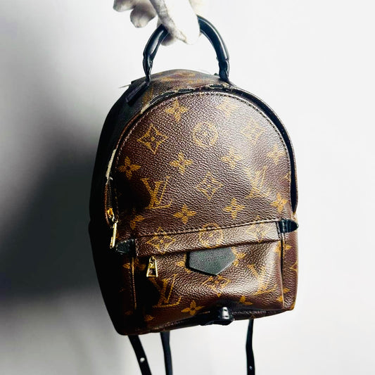 Louis Vuitton LV PSM Palm Springs Mini Backpack Monogram Logo GHW Shoulder Sling Bag