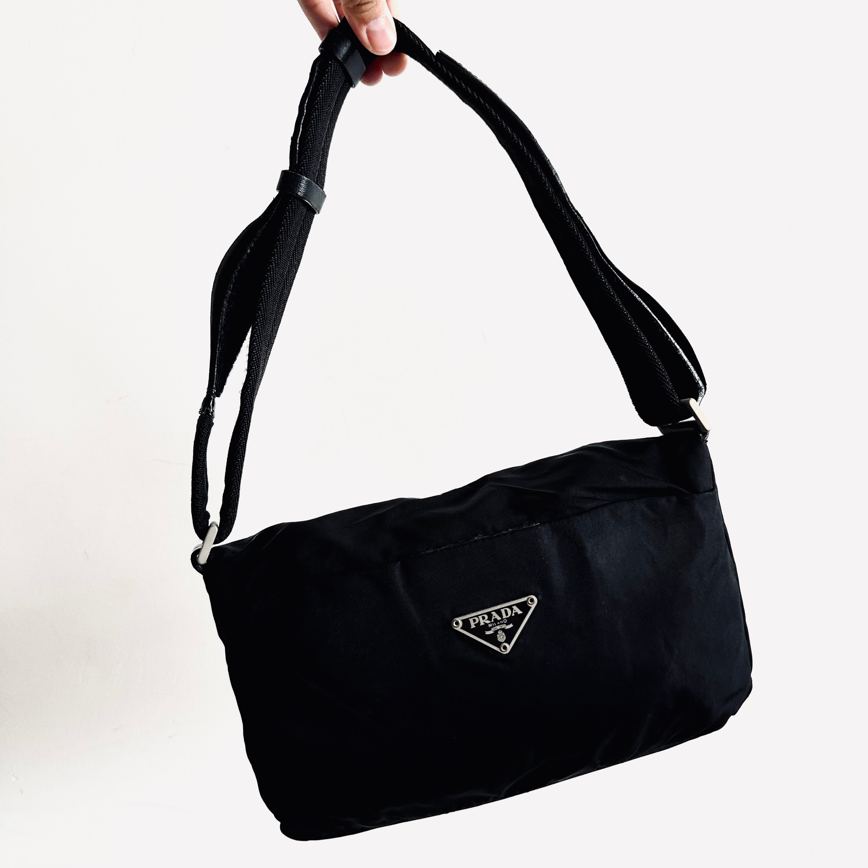 Prada black sling bag on sale