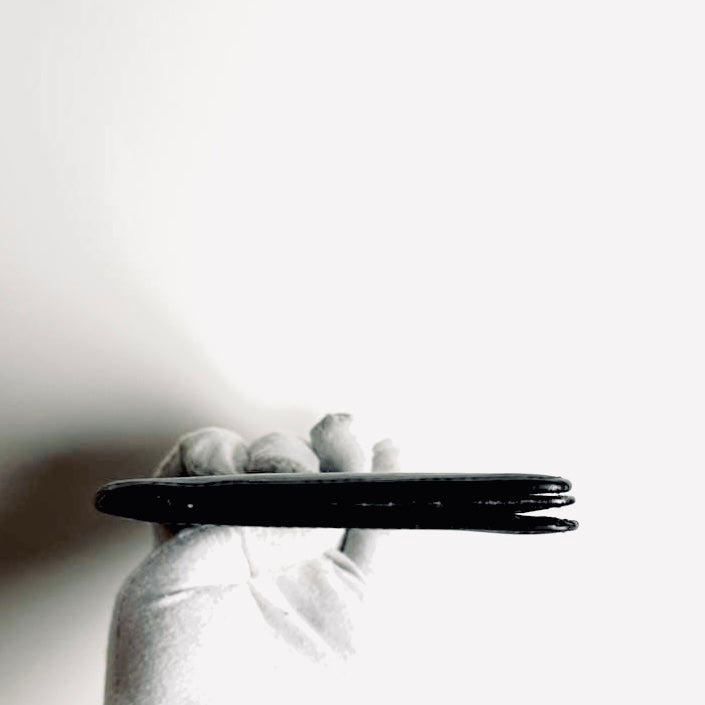 Louis Vuitton LV Porte Yen Brazza Black Epi Leather Monogram Logo Long Bifold Flap Slim Wallet