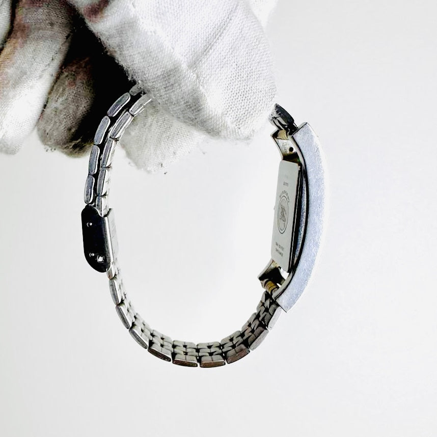 Burberry Gold & Stainless Steel Two Tone Monogram Logo Quartz 18mm Watch