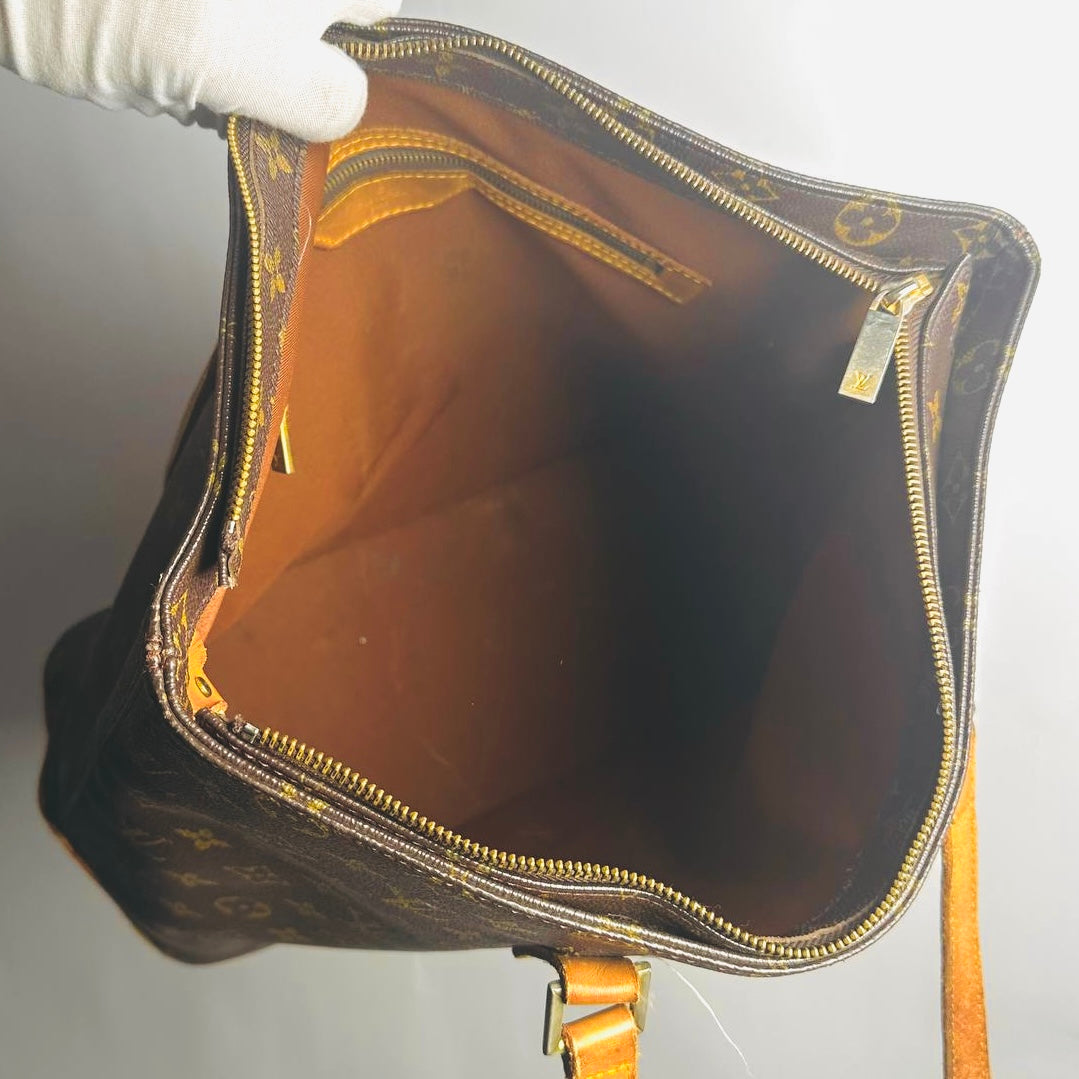 Louis Vuitton LV Luco Monogram Logo GHW Vintage Shoulder Shopper Tote Bag