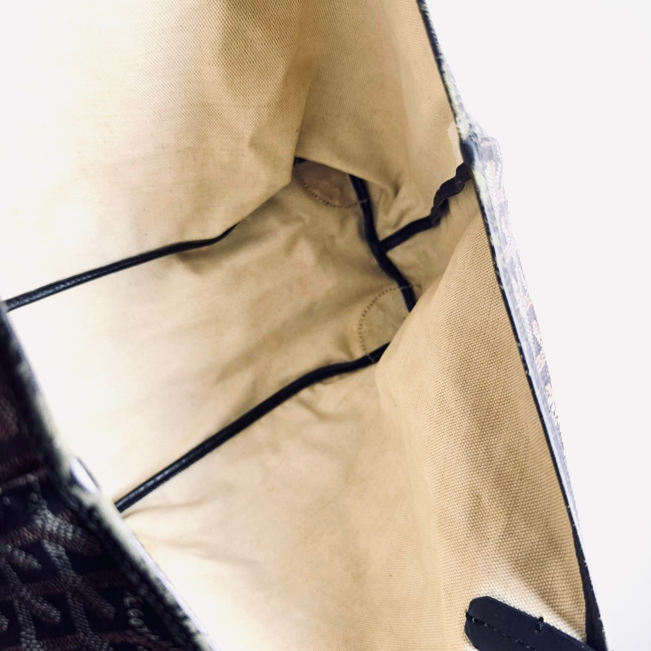 Goyard Black Saint Louis PM Monogram Shopper Shoulder Tote Bag With Pouch