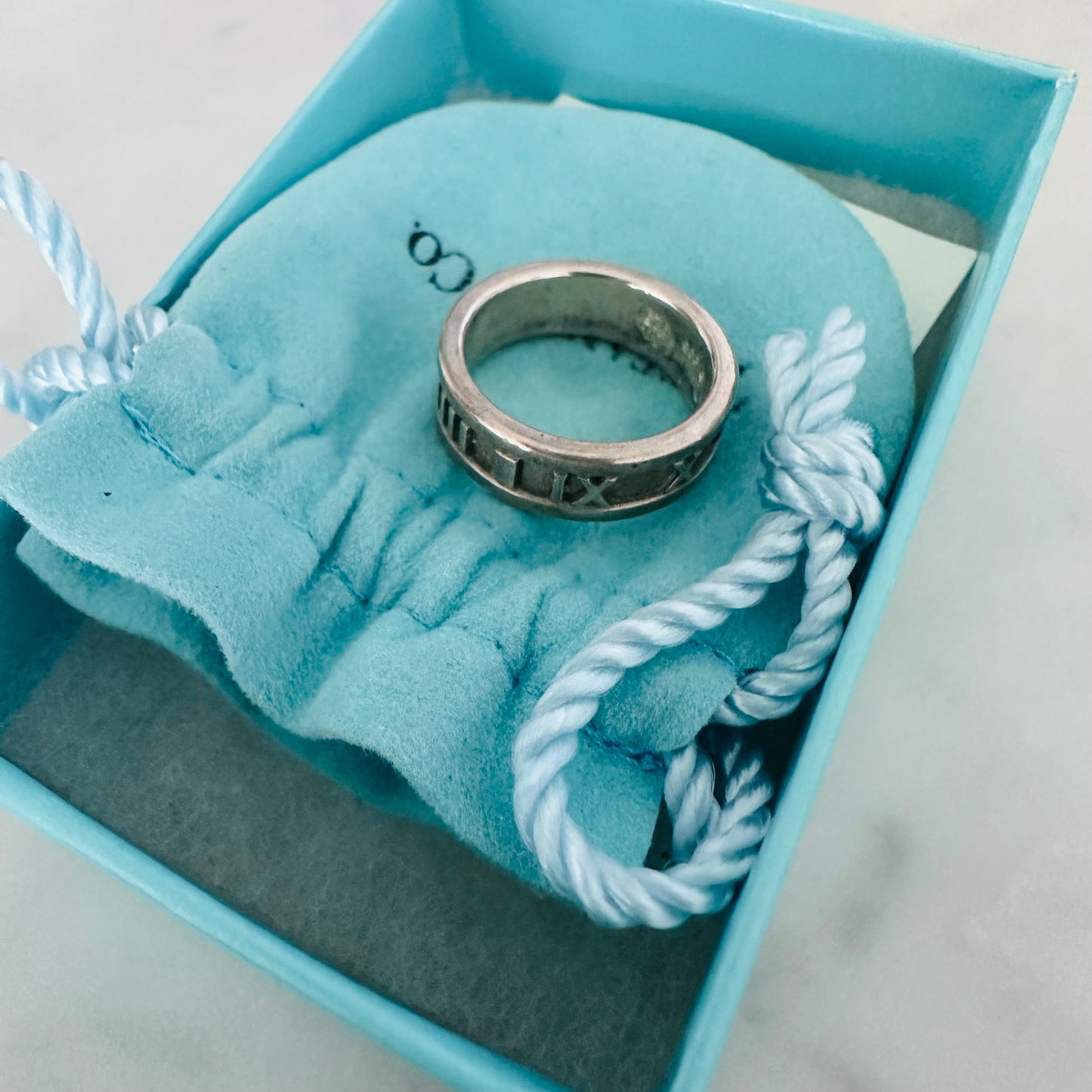Tiffany & Co T&C Atlas 925 Sterling Silver Ring