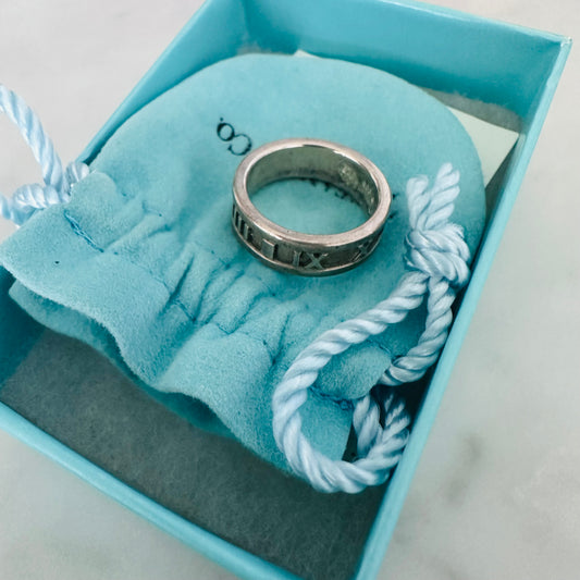 Tiffany & Co T&C Atlas 925 Sterling Silver Ring