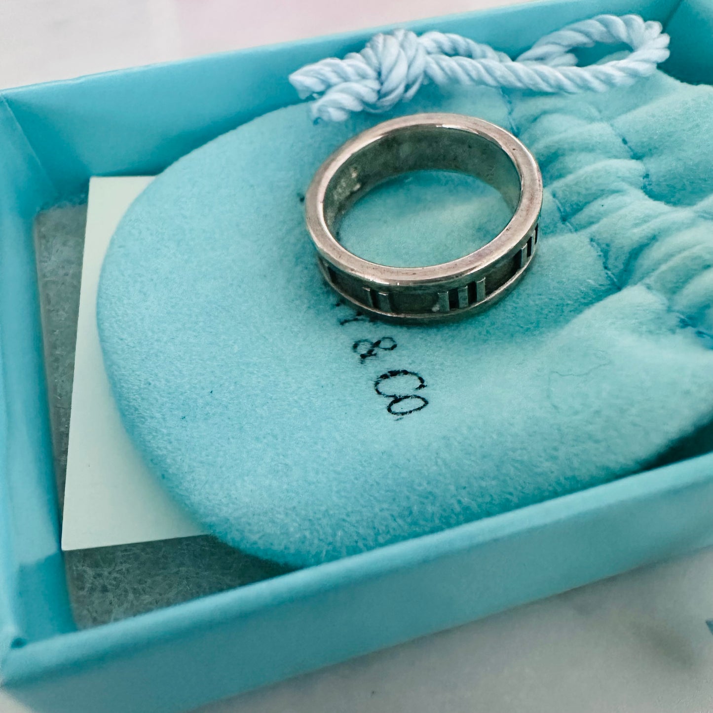 Tiffany & Co T&C Atlas 925 Sterling Silver Ring