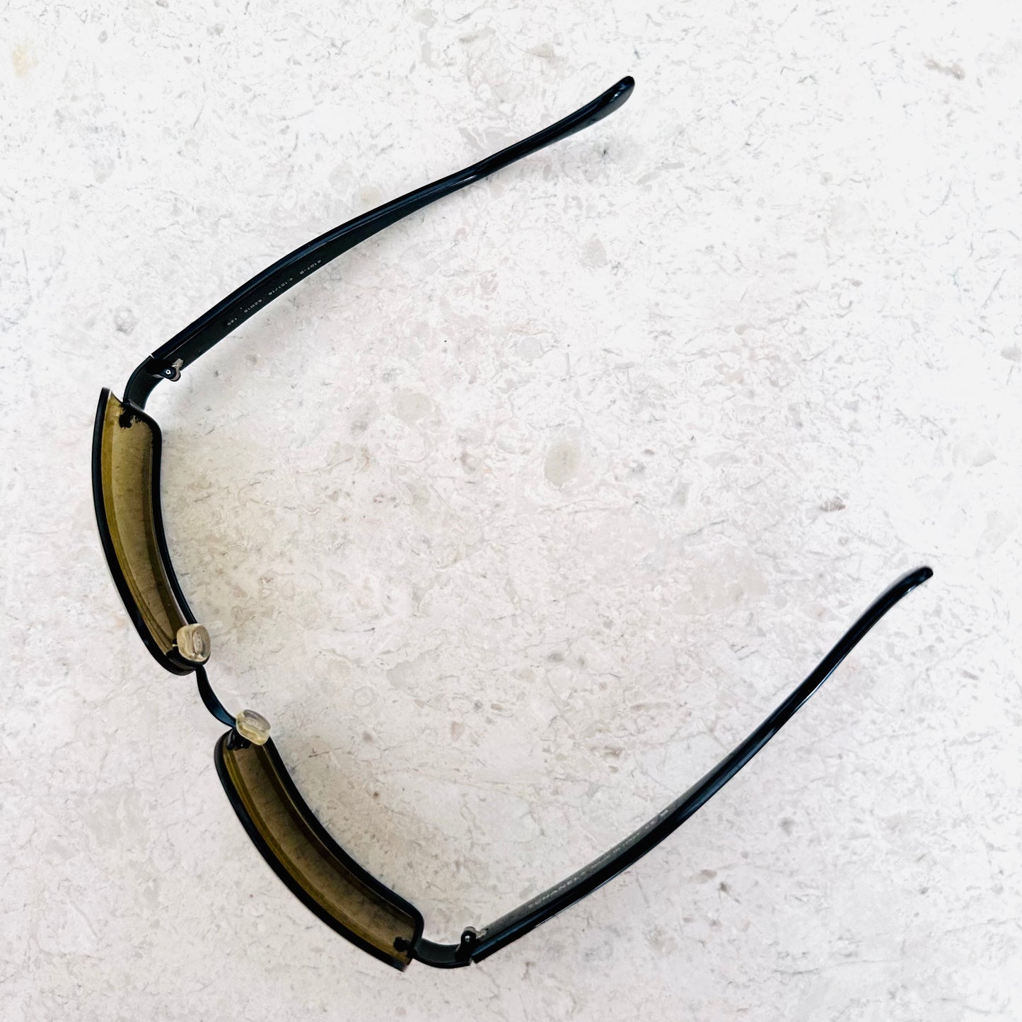 Chanel Brown Monogram Logo CC Sunglasses
