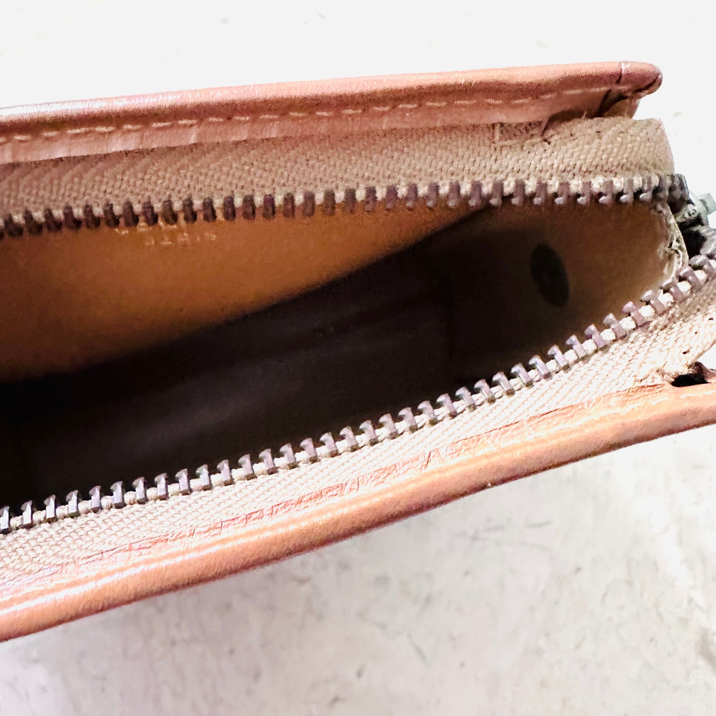 Celine Triomphe Macadam Monogram Logo Zip Pouch Case