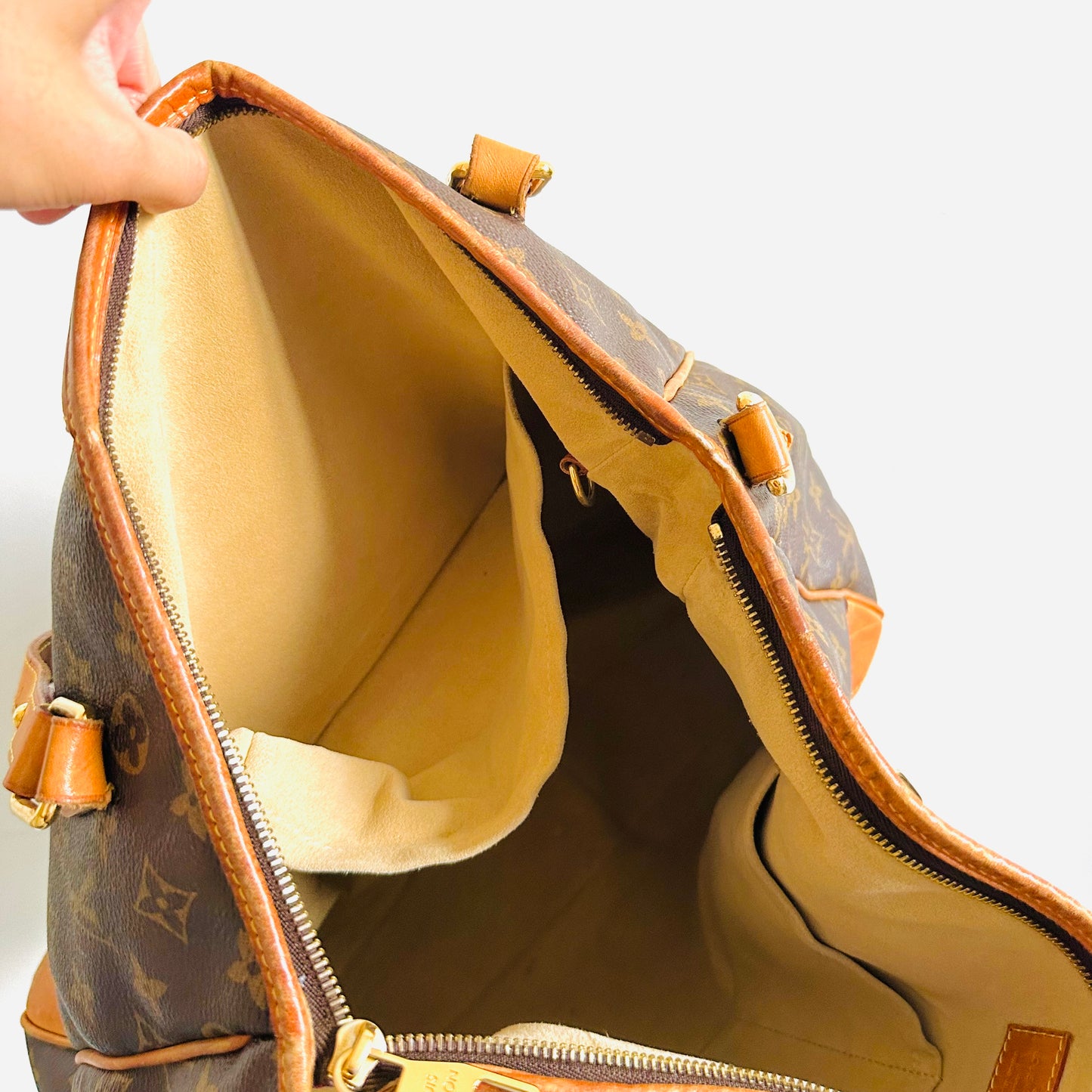Louis Vuitton LV Estrela MM Monogram Logo GHW Shopper Shoulder Tote Bag
