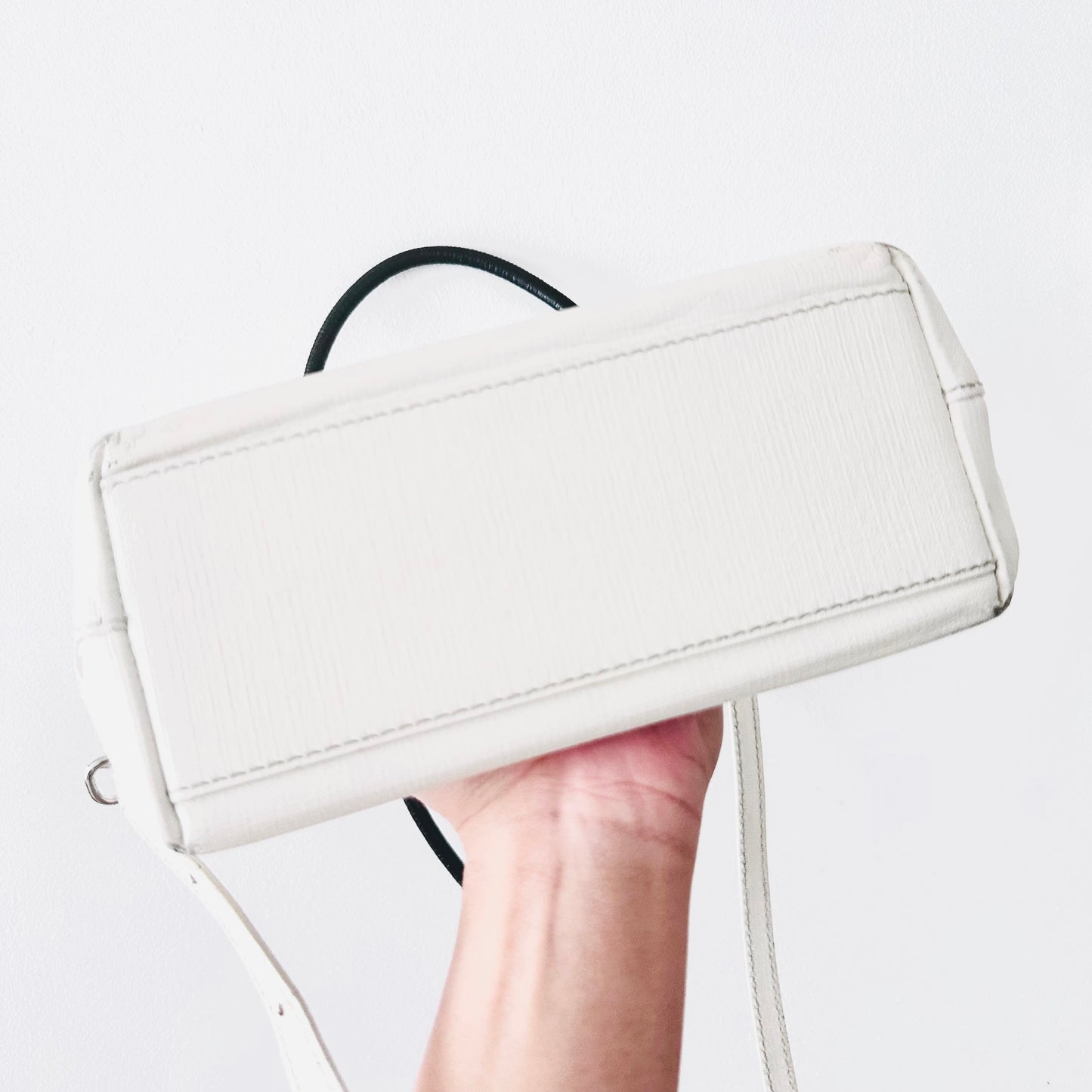 Balenciaga Everyday XXS Cabas Black / White Monogram Logo 2-Way Shopper Shoulder Sling Tote Bag