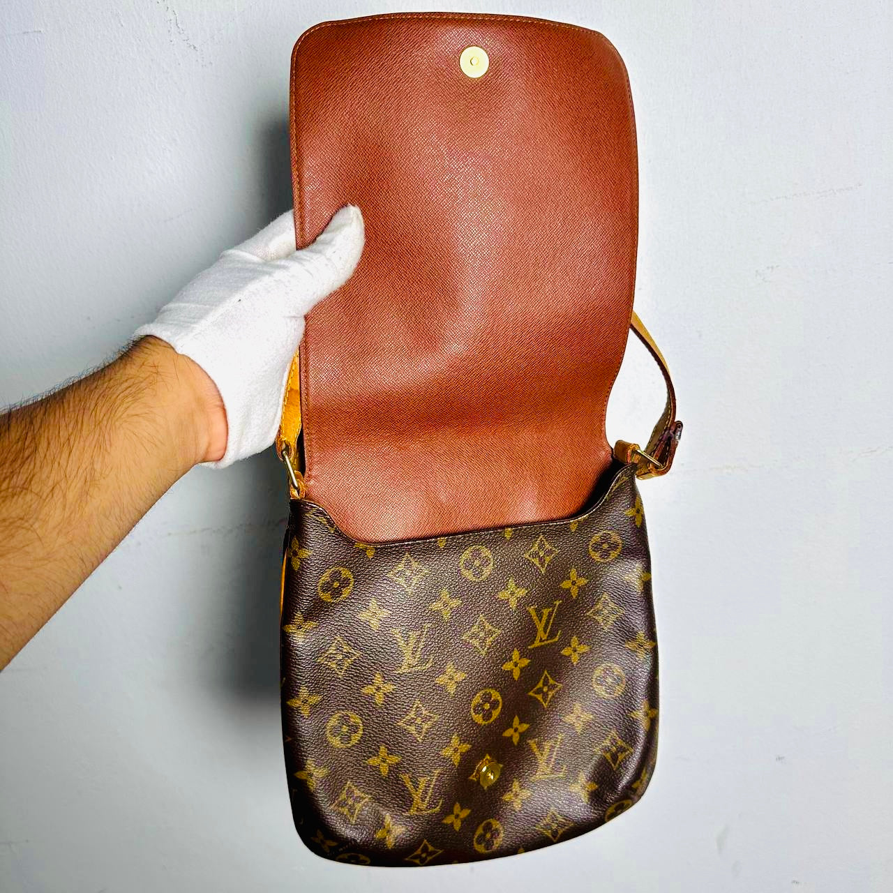 Louis Vuitton LV Musette Salsa PM Monogram Logo GHW Flap Shoulder Sling Bag
