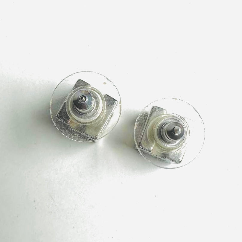 Hermes Rose Dragee Pink Cube H Cage D’Hermes Monogram Logo Stud Earrings