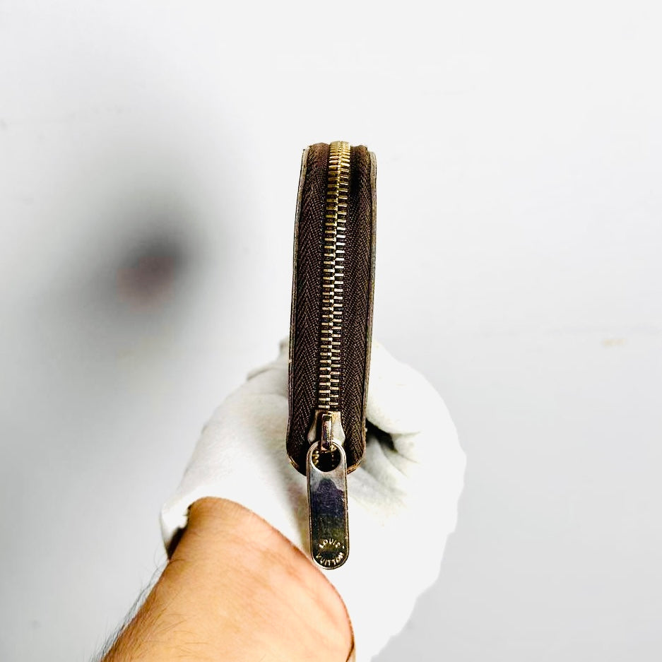 Louis Vuitton LV Monogram Logo GHW Zippy Zip Around Long Wallet