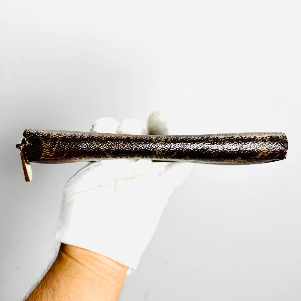 Louis Vuitton LV Monogram Logo GHW Zippy Zip Around Long Wallet