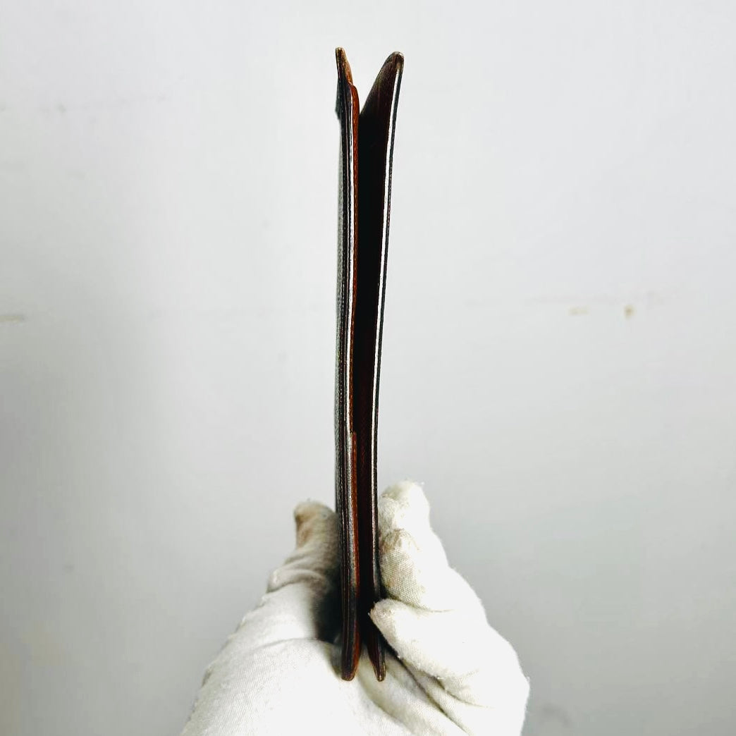 Louis Vuitton LV Brazza Monogram Logo Long Bifold Flap Slim Wallet