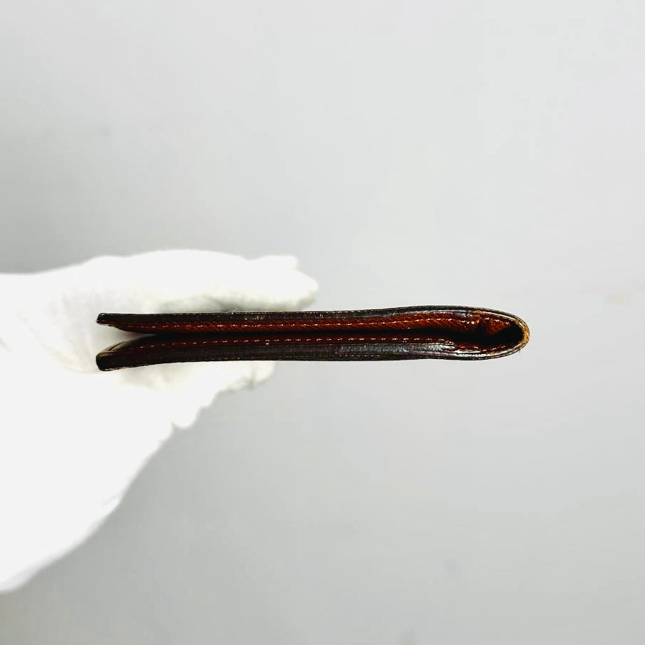 Louis Vuitton LV Brazza Monogram Logo Long Bifold Flap Slim Wallet