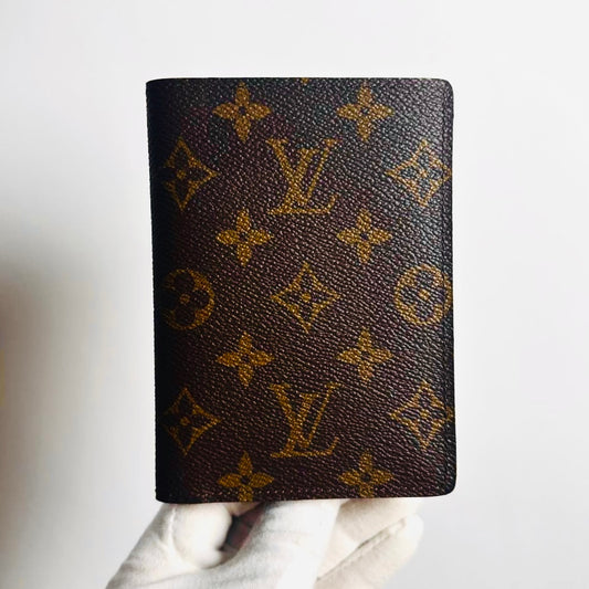 Louis Vuitton LV Porte Slim Monogram Logo GHW Flap Compact Bifold Wallet