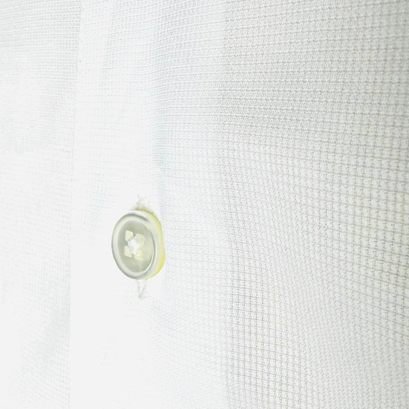 Louis Vuitton LV White Classic Button Up Long Sleeve Collared Shirt