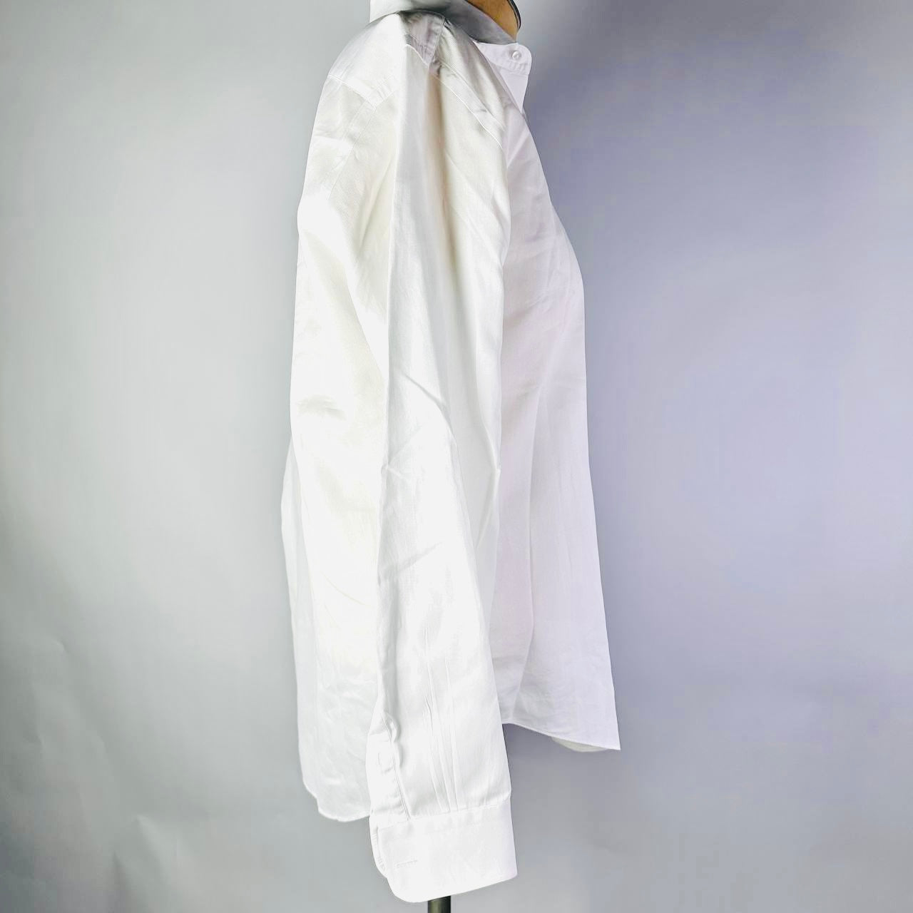 Louis Vuitton LV White Classic Button Up Long Sleeve Collared Shirt