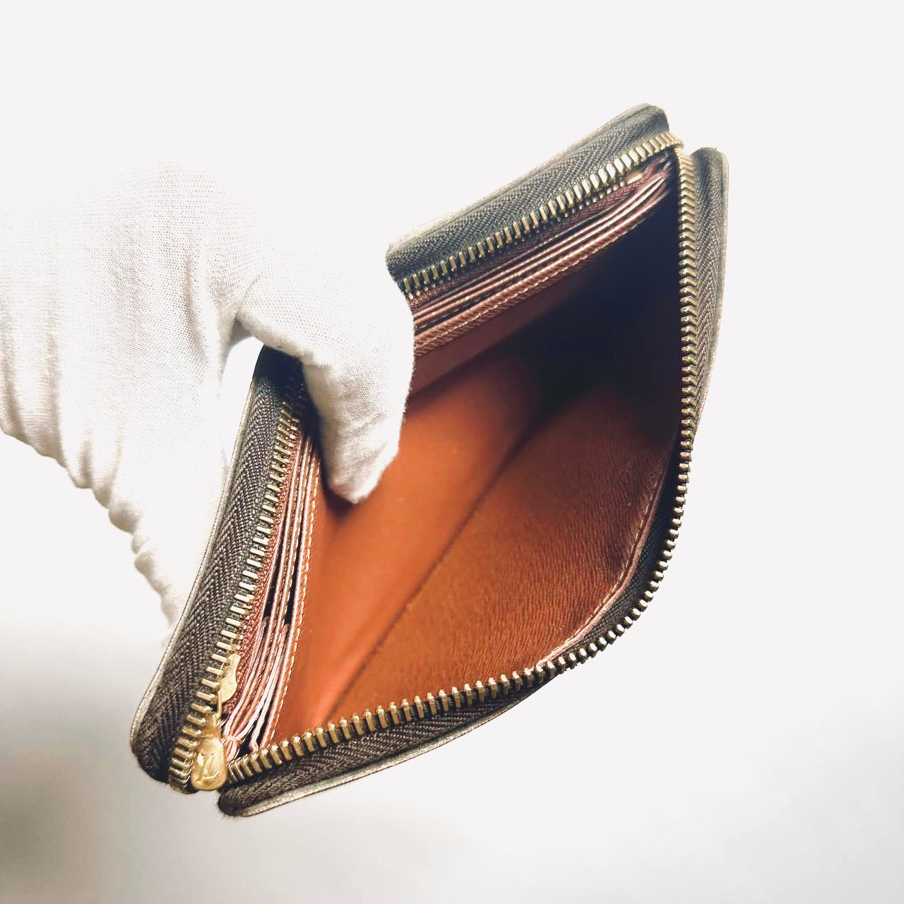 Louis Vuitton LV Monogram Logo GHW Zippy Zip Around Long Wallet