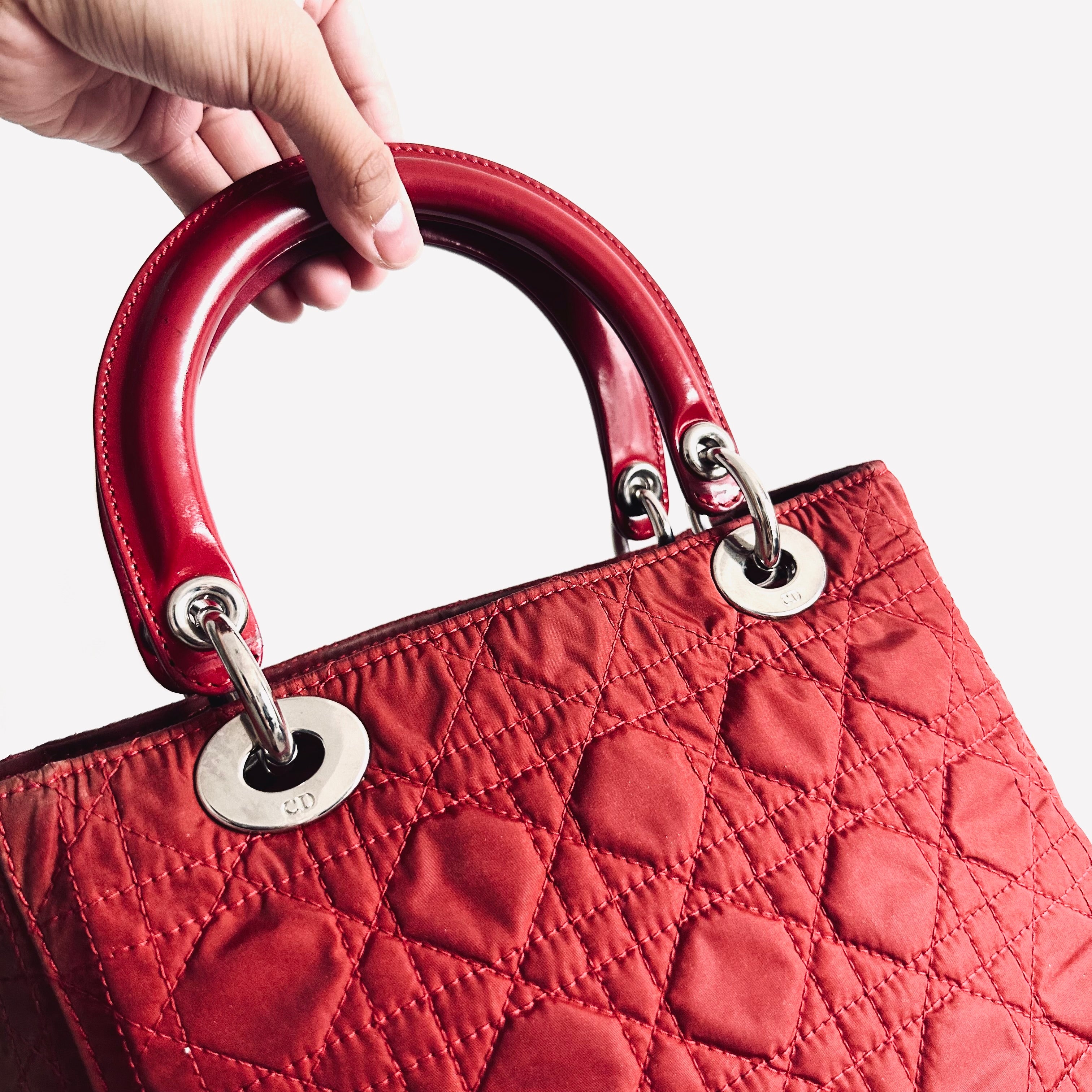 Christian dior sale cannage quilted bag