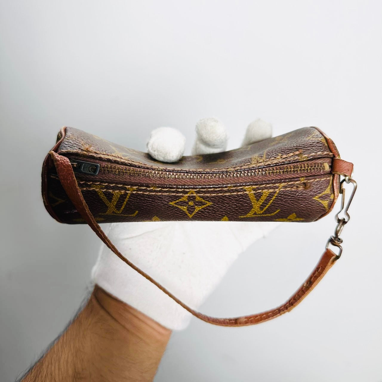 Louis Vuitton LV Monogram Logo GHW Papillon Roller Pochette Accessories Accessoires Shoulder Bag
