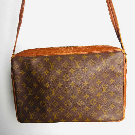 Louis Vuitton LV Sac Monogram Logo GHW Camera Bandouliere Vintage Shoulder Sling Bag