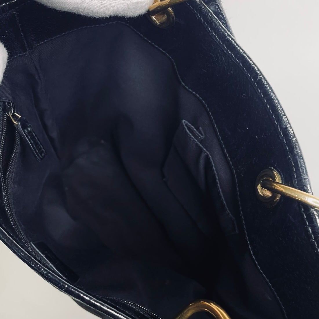 Gucci Black GHW Eclipse GG Monogram Logo Shoulder Shopper Tote Bag