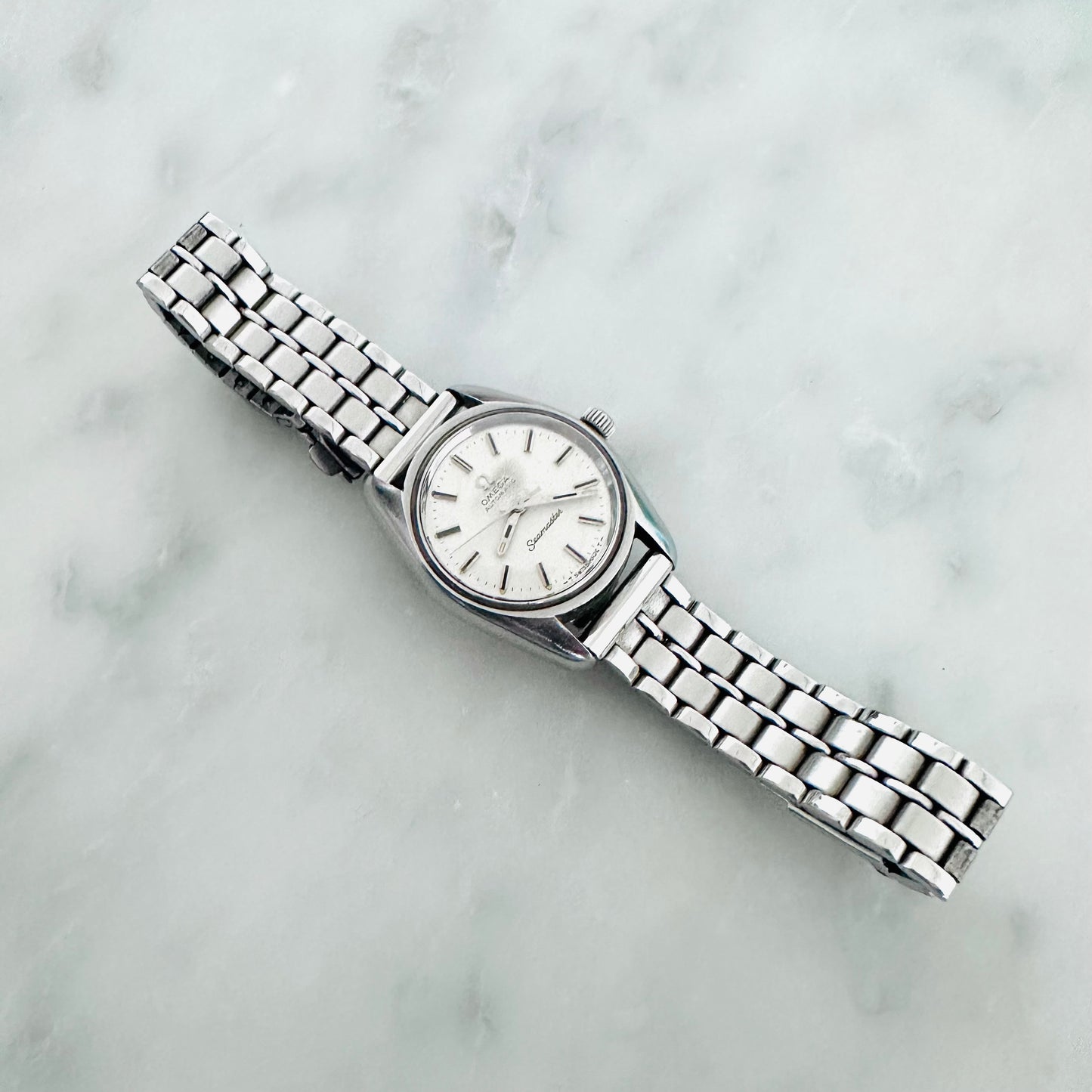 Omega Seamaster Stainless Steel 24mm Automatic Vintage Watch