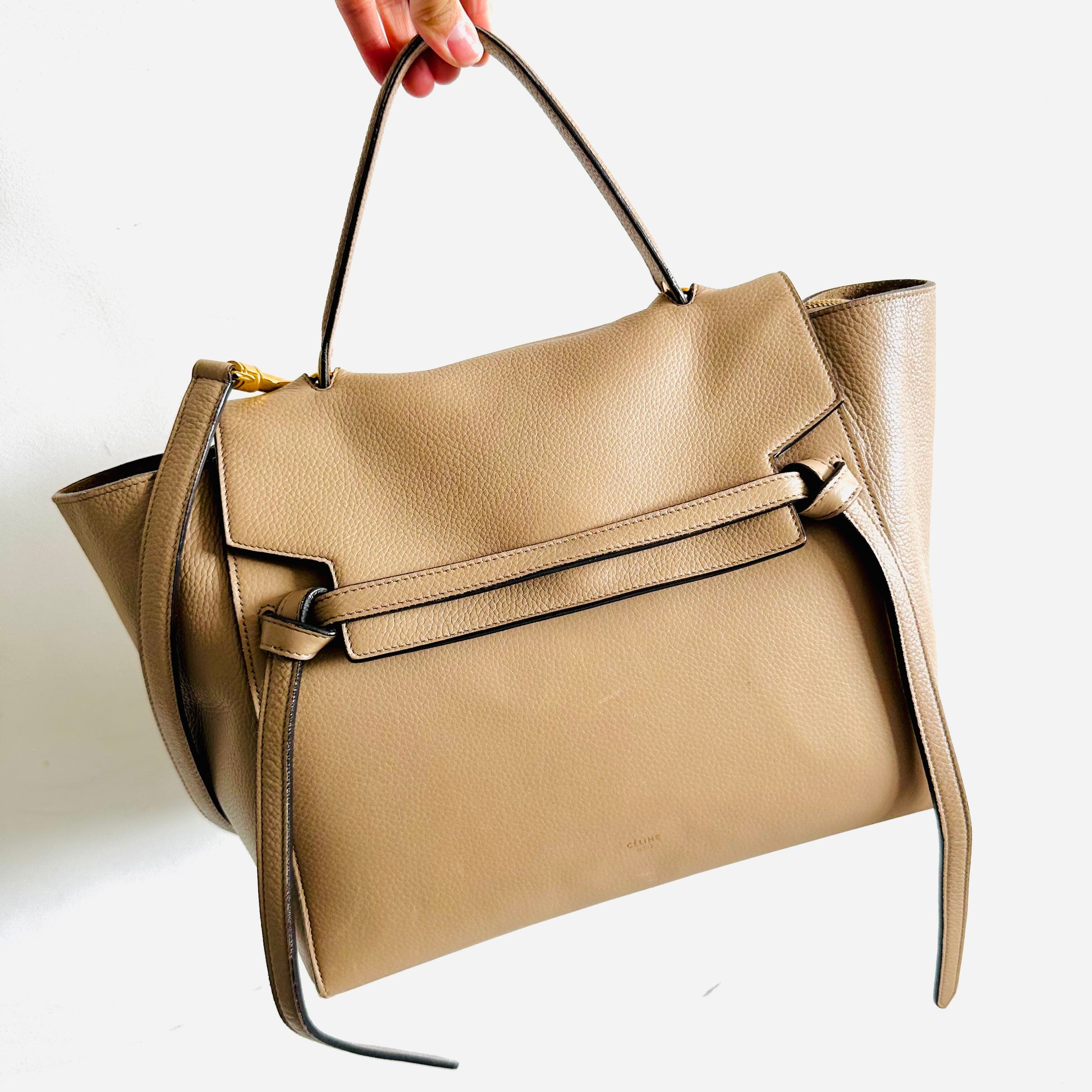 Bag Mini Celine Belt Bag Khaki Celine Light Taupe Mini Belt Bag