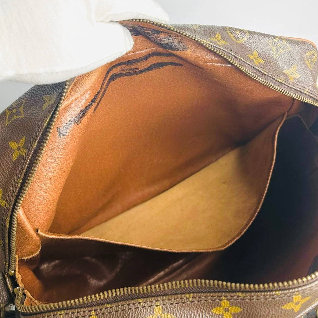 Louis Vuitton LV Reporter Nile Monogram Logo GHW Camera Messenger Shoulder Sling Bag