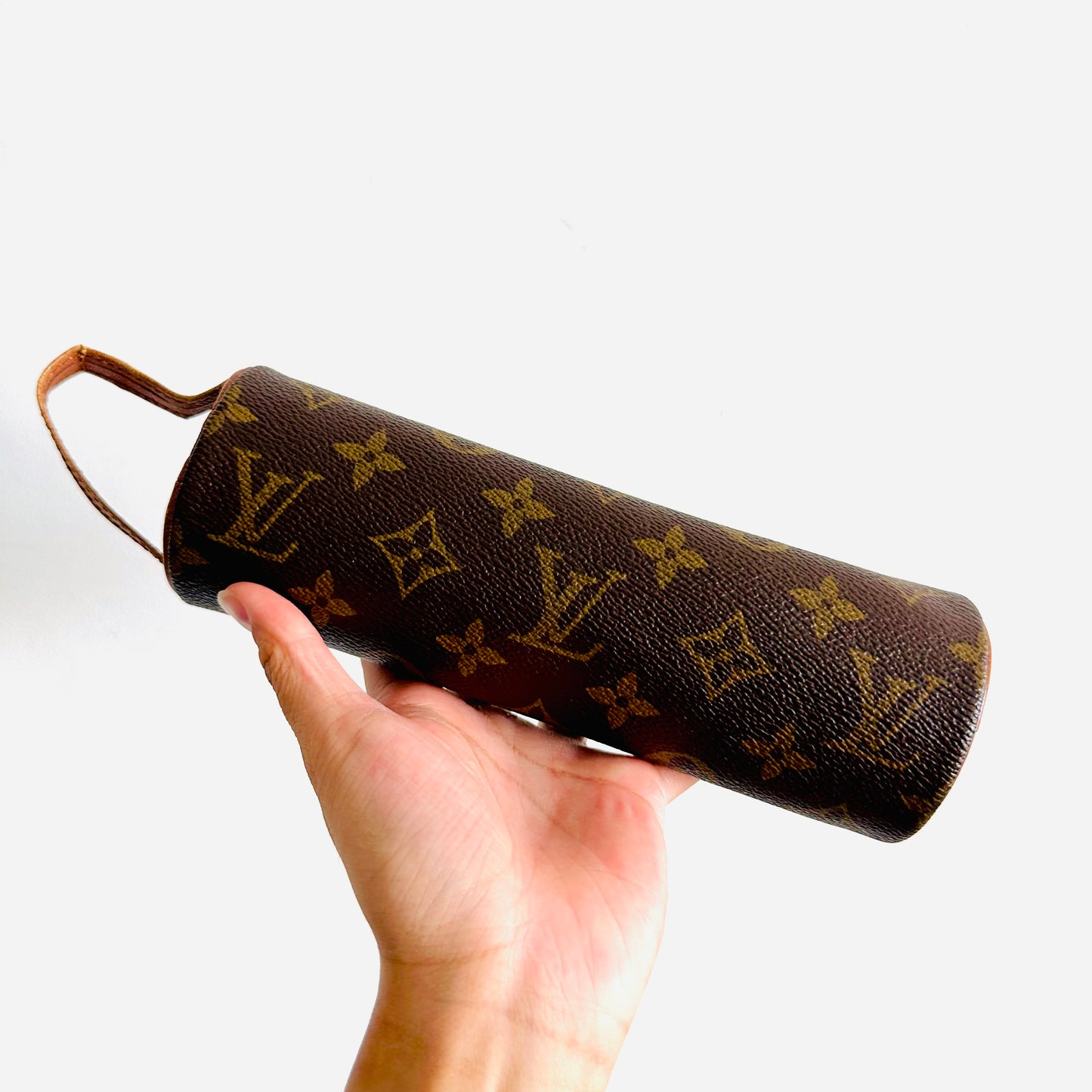 Louis Vuitton LV Monogram Logo GHW Papillon Roller Pochette Wrislet Pouch Clutch