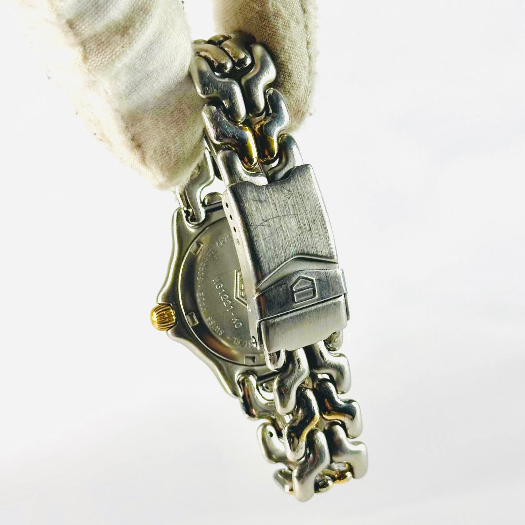 Tag Heuer Professional WG1221-K0 White Dial Stainless Steel Two Tone Gold Quartz 33MM Watch