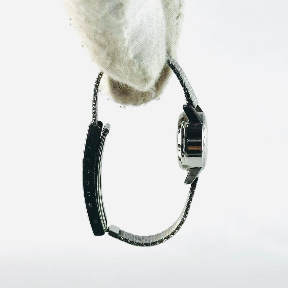 Omega Ladymatic White Round Dial Stainless Steel Automatic 17MM Vintage Watch