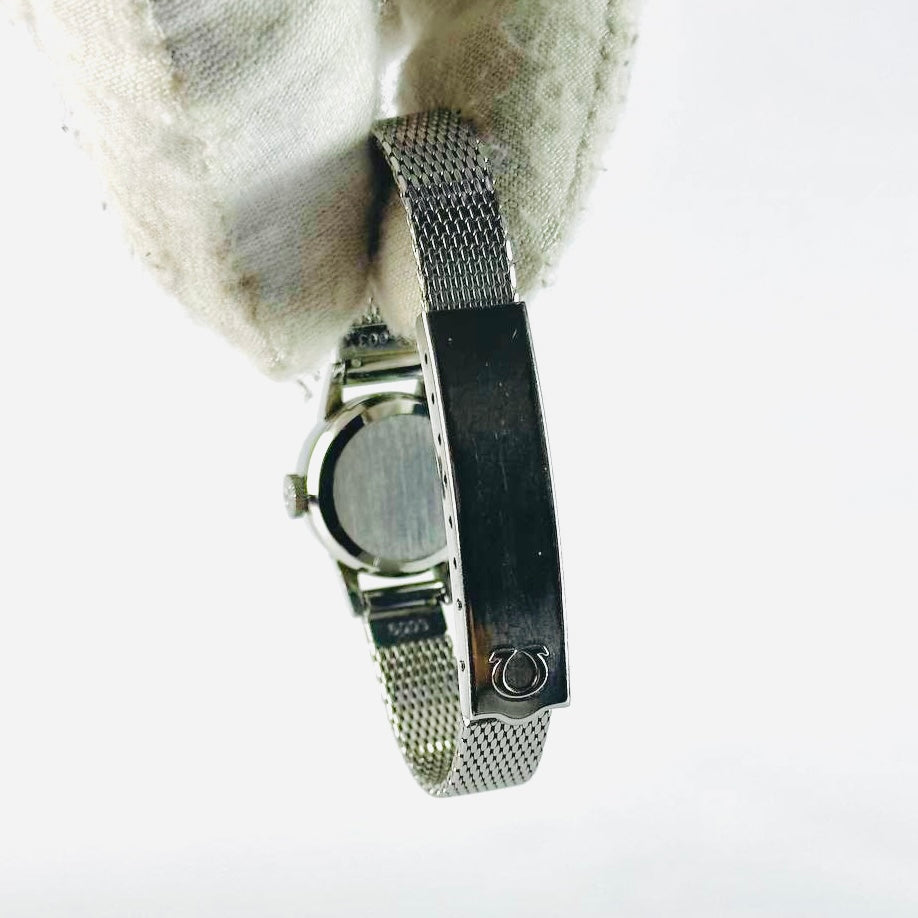 Omega Ladymatic White Round Dial Stainless Steel Automatic 17MM Vintage Watch