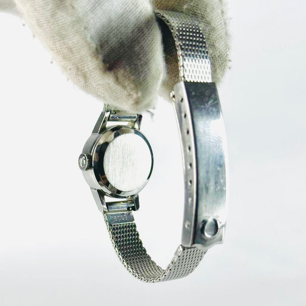 Omega Ladymatic White Round Dial Stainless Steel Automatic 17MM Vintage Watch