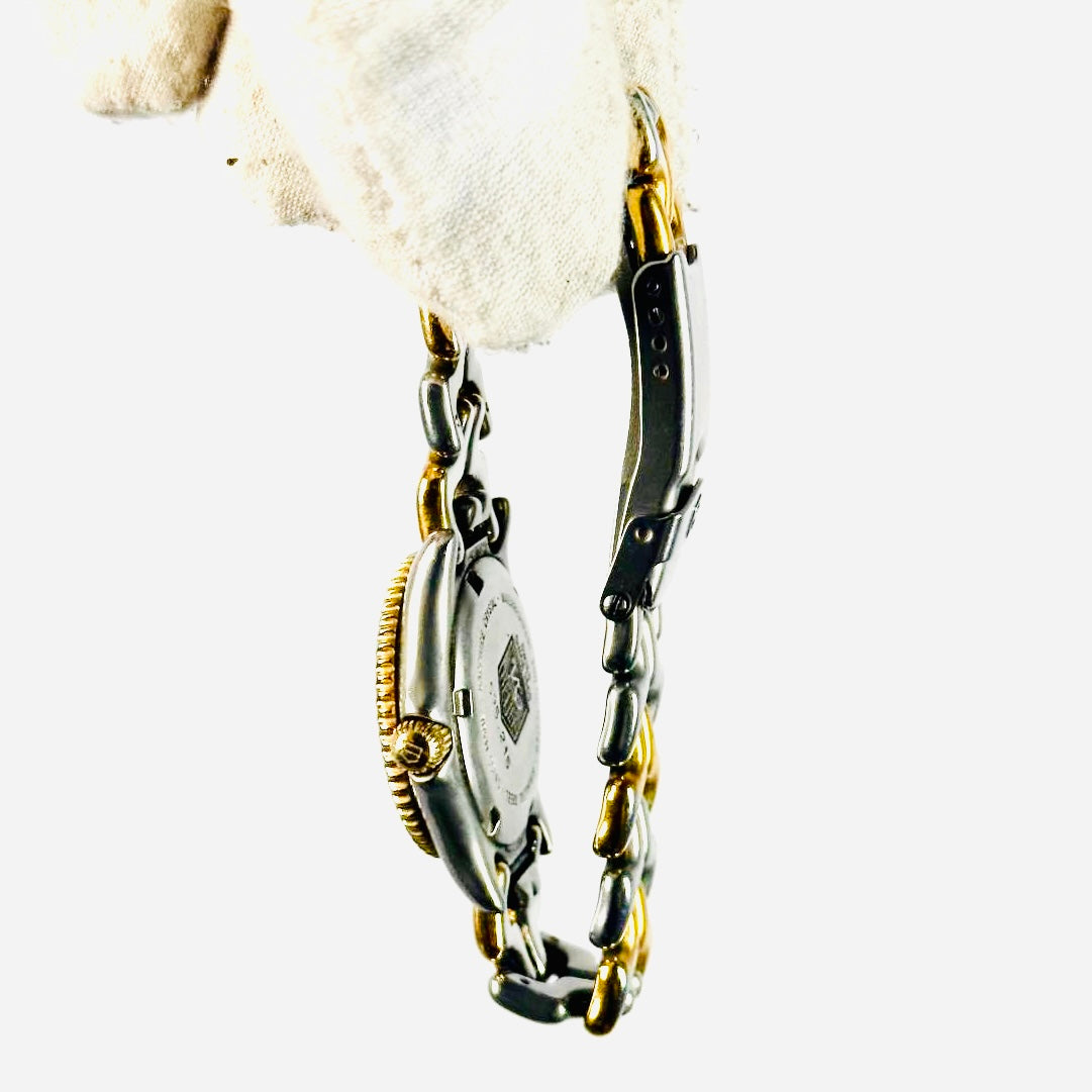 Tag Heuer Professional Black Dial Two Tone Stainless Steel Quartz 28MM Watch