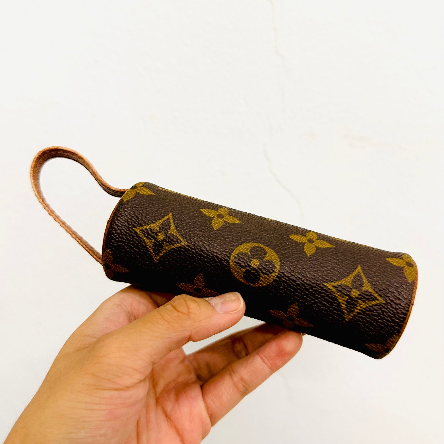 Louis Vuitton LV Monogram Logo GHW Mini Papillon Roller Pochette Wrislet Pouch Clutch