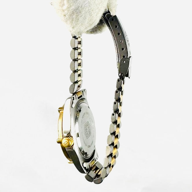 Tag Heuer Professional 964.015 Gold Dial Two Tone Stainless Steel Quartz 31MM Watch