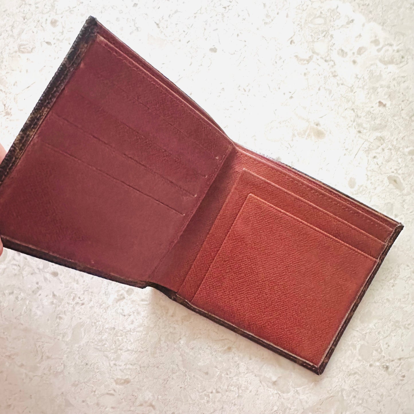 Louis Vuitton LV Monogram Logo GHW Marco Multiple Bifold Compact Flap Wallet