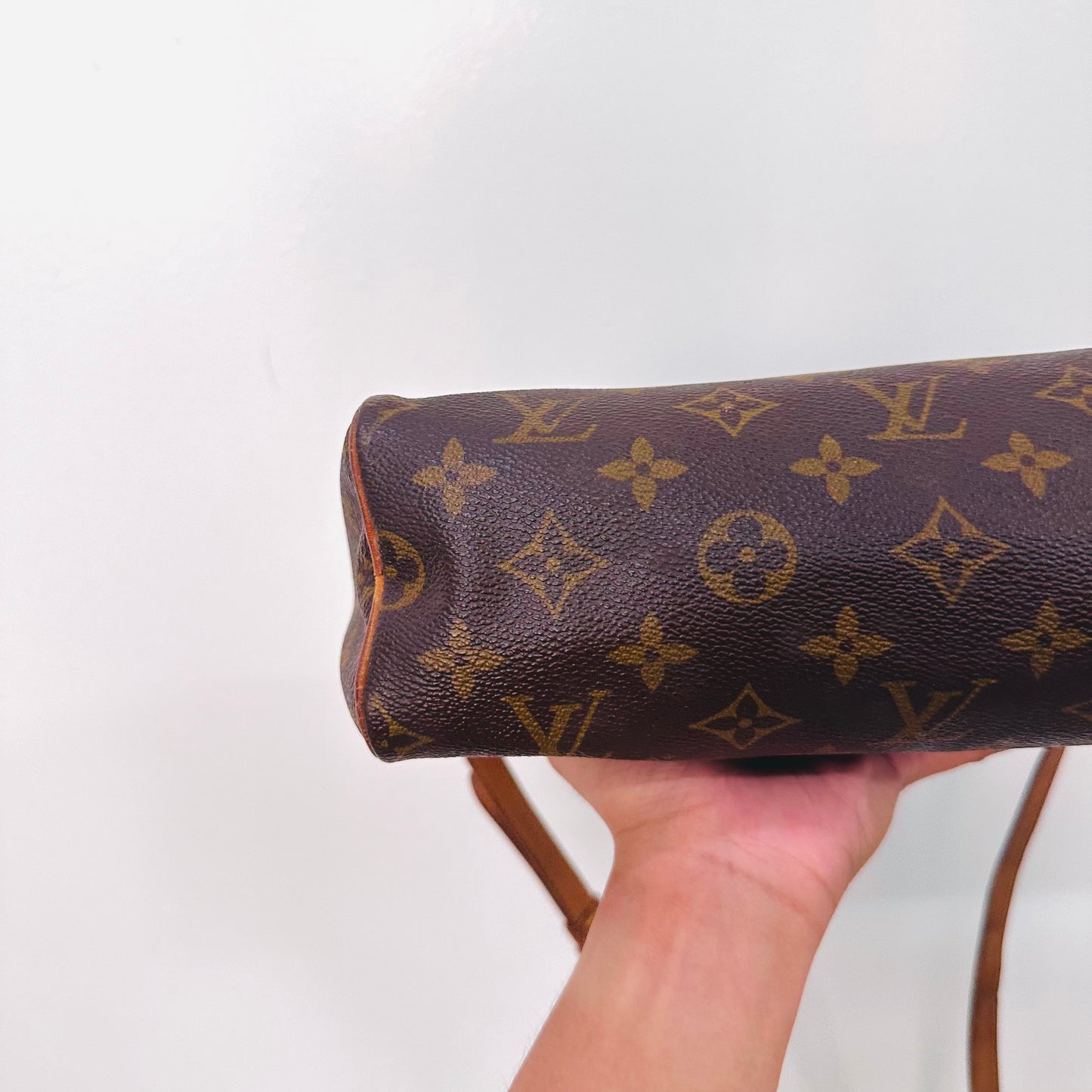 Louis Vuitton LV Tulle Lee Monogram Logo GHW Camera Shoulder Sling Bag